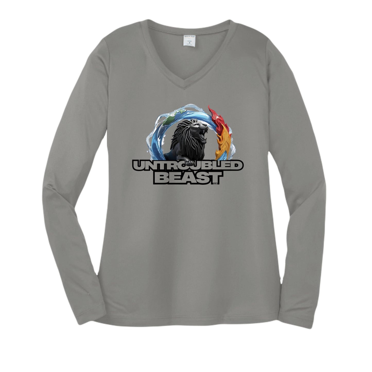 Grey Concrete Heather - LST353LS - FRONT